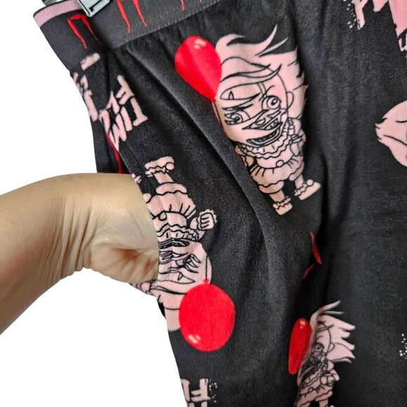IT Pennywise Split-Design Lounge Pants With Elastic Waist & Pockets No Tags - Picture 3 of 7